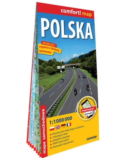 Cartographia - Lengyelország Comfort térkép - 9788381906357