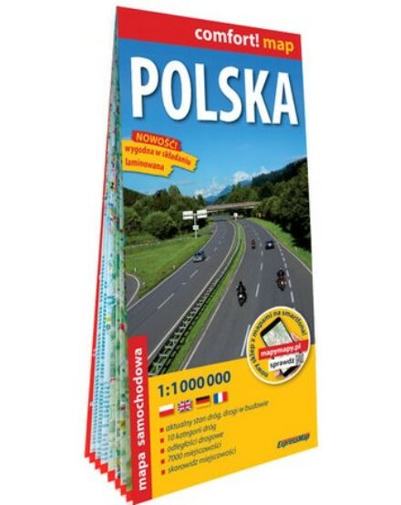 Cartographia - Lengyelország Comfort térkép - 9788381906357