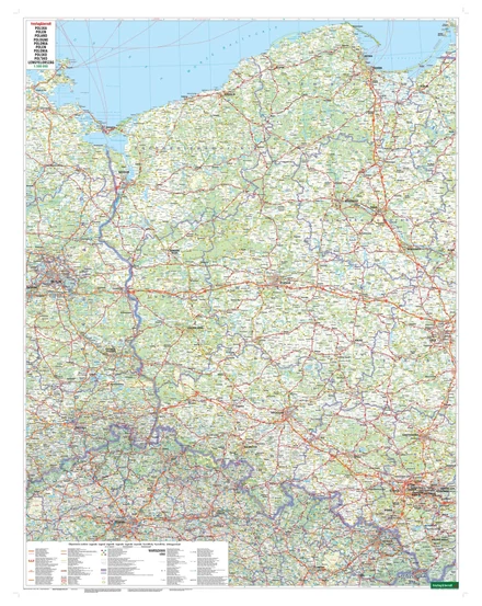 Lengyelország autótérkép - Freytag