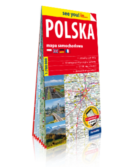 Cartographia Lengyelország térkép - Expressmap 9788381900768