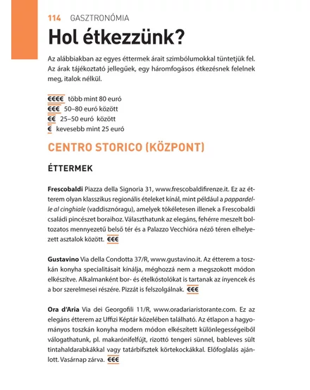 Cartographia Firenze barangoló útikönyv 9789635051601