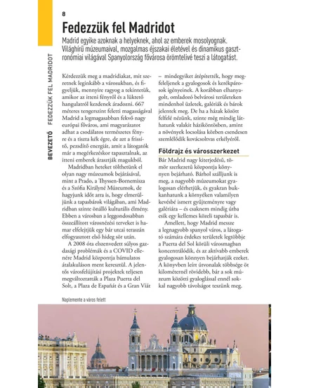 Cartographia Madrid felfedező útikönyv térképmelléklettel 9789635051588
