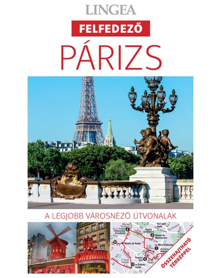 Cartographia Párizs felfedező útikönyv térképpel 9789635051595