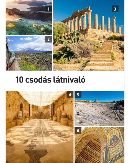 Cartographia Szicília barangoló útikönyv 9789635051632