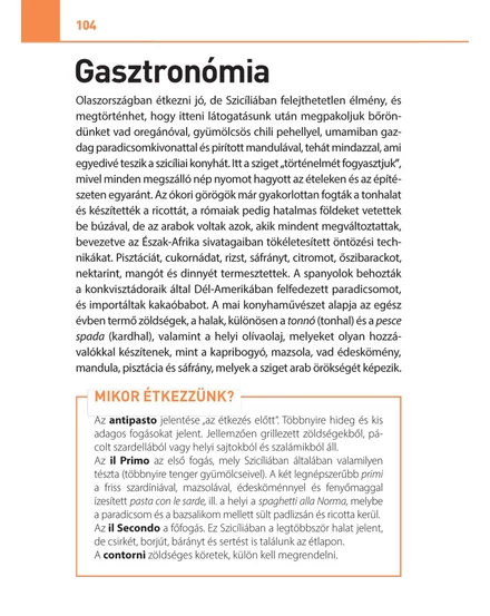 Cartographia Szicília barangoló útikönyv 9789635051632