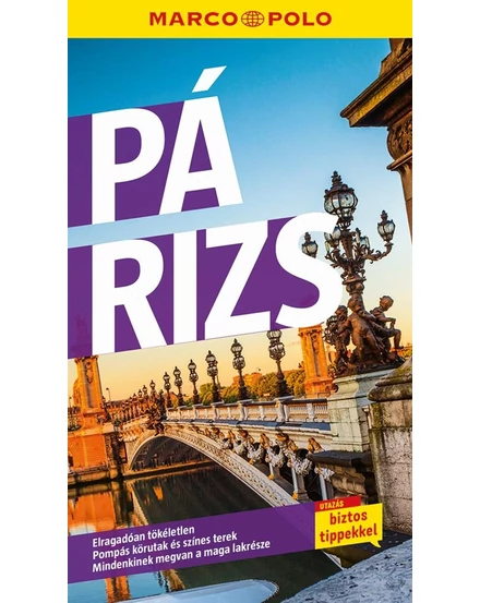 Cartographia Párizs útikönyv Marco Polo 9789631369922