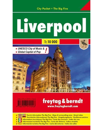 Cartographia Liverpool City Pocket várostérkép (Freytag) 9783707911046