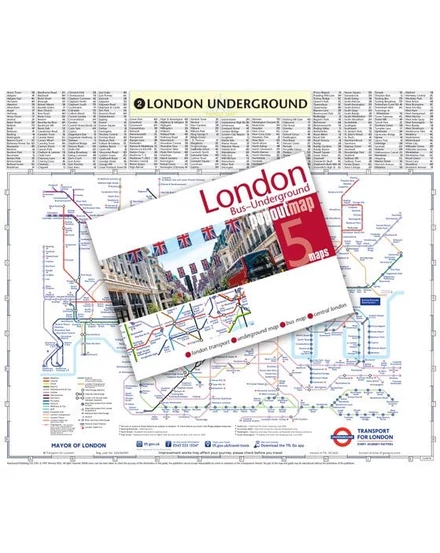 Cartographia London közlekesése PopOut várostérkép-9781914515491
