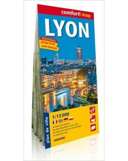 Cartographia Lyon Comfort térkép - Expressmap 9788375469219