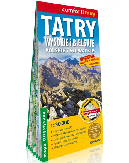 Cartographia Magas-Tátra (Szlovákia-Lengyelország) turistatérkép - Expressmap 9788381901451