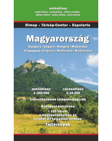 Cartographia Magyarország autóatlasz - Dimap 9789630375764