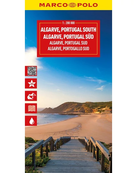 Cartographia Algarve, Dél-Portugália térkép  - Marco Polo 9783575021816