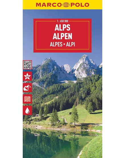Cartographia Alpok térkép 9783575017628