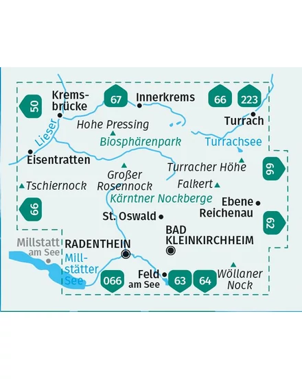 Cartographia K 063 Bad Kleinkirchheim turistatérkép 9783991213345