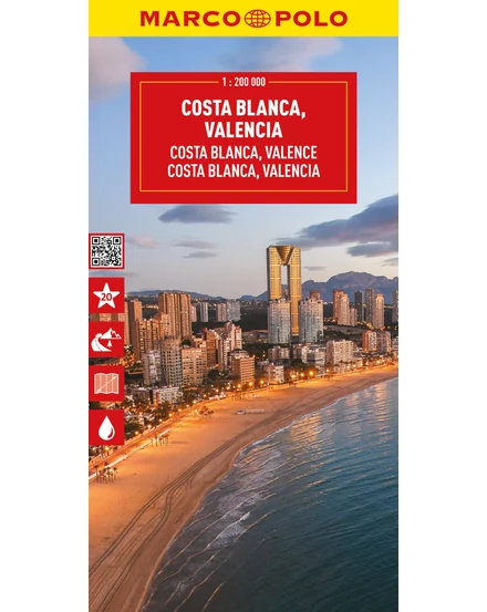 Cartographia Costa Blanca (Valencia, Alicante, Murcia) térkép 9783575018809