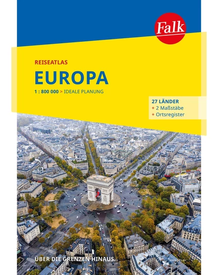 Cartographia-Európa Reise atlasz - Falk-9783827900425