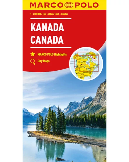 Cartographia Kanada térkép 9783575018717