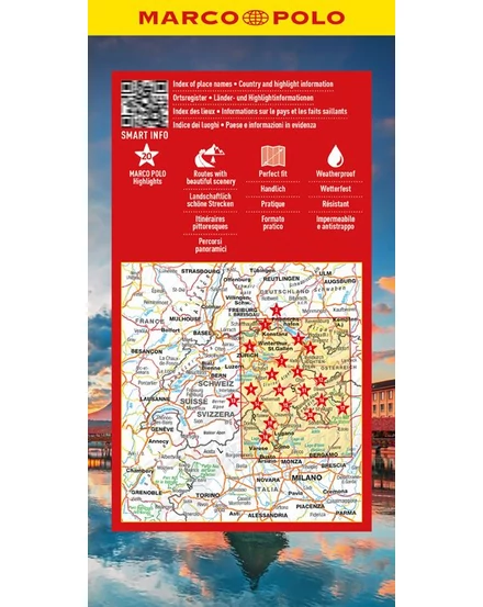 Cartographia Svájc résztérkép - Svájc Kelet 9783575021991