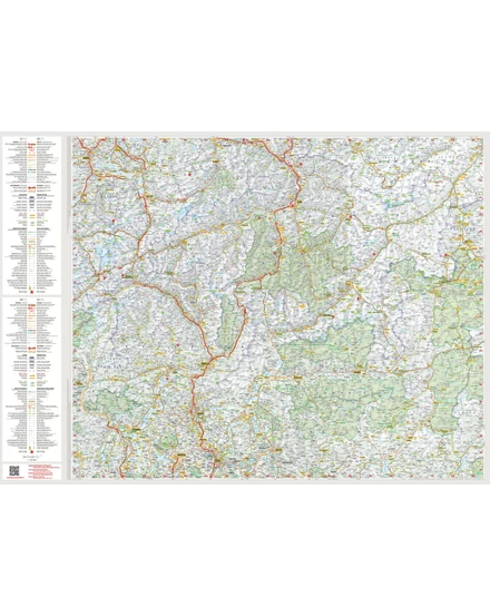 Cartographia Svájc résztérkép - Svájc Kelet 9783575021991