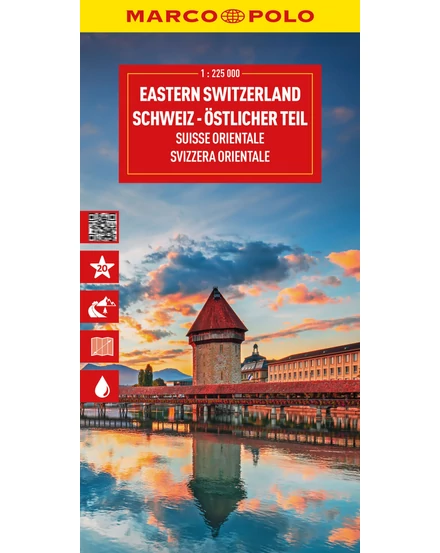 Cartographia Svájc résztérkép - Svájc Kelet 9783575021991