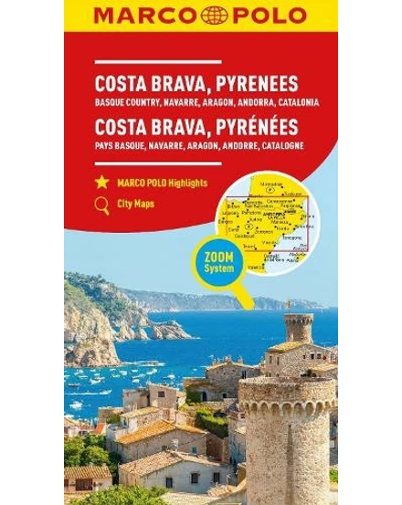 Cartographia Pireneusok, Costa Brava térkép 9783575018557