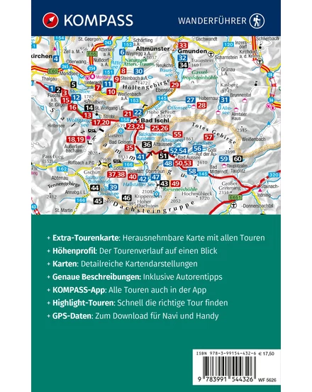 Cartographia K 5627 Salzkammergut turistakalauz térképpel 9783991544326