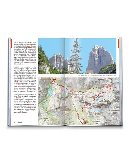 Cartographia K 5733 Sextner Dolomiten, NP Drei Zinnen turistakalauz térképpel 9783991544272
