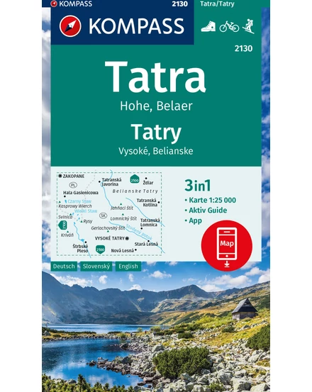 Cartographia K 2130 Magas-Tátra turistatérkép 9783991541783