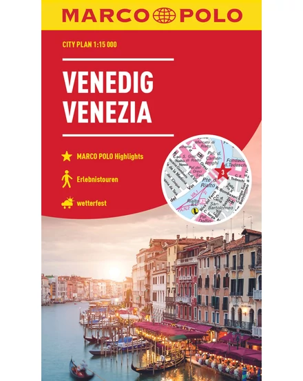 Cartographia Velence várostérkép 9783575018632