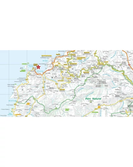 Cartographia Korzika térkép 9783575018595