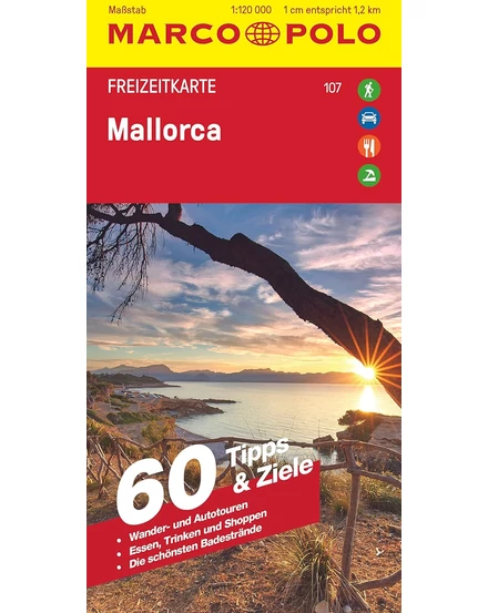 Cartographia Mallorca szabadidőtérkép Marco Polo (107) 9783575017758