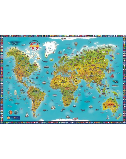 Marco Polo Világ falitérkép gyerekeknek - 9783829719995