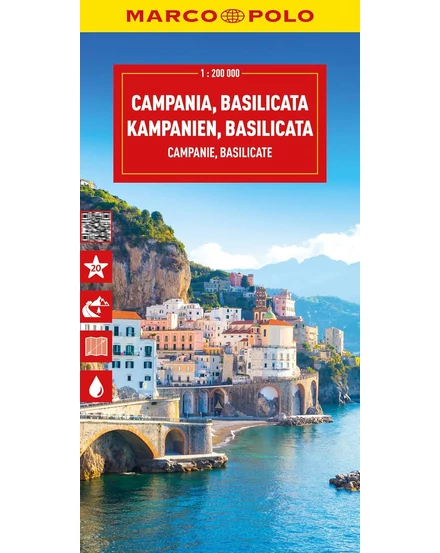 Cartographia Campania, Basilicata régiótérkép 9783575021519