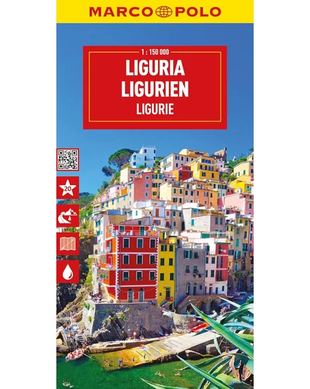Cartographia Olaszország résztérkép 1:200 000 - Liguria 9783575018618