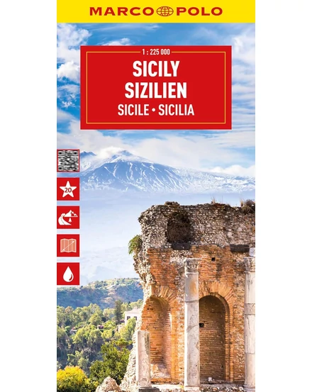 Cartographia Szicília térkép- Marco Polo-9783575021502