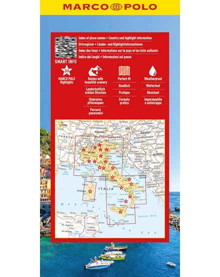 Cartographia Olaszország térkép 9783575018656