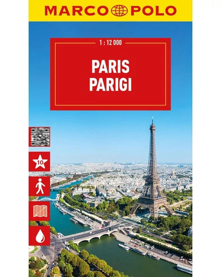 Cartographia Párizs várostérkép-Marco Polo-9783575022103