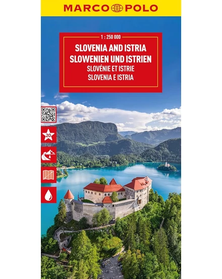 Cartographia Szlovénia, Isztria térkép 9783575017611