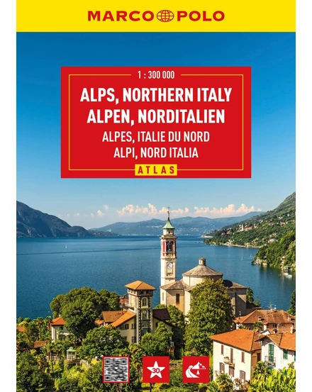 Cartographia Alpok/Észak-Olaszország atlasz 9783575022158