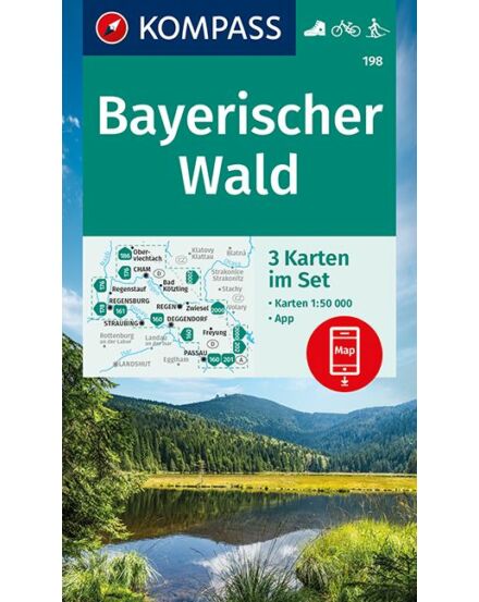 KOMP_198_Bayerischer_Wald_(Bajor erdő)_3_részes_térképsz.