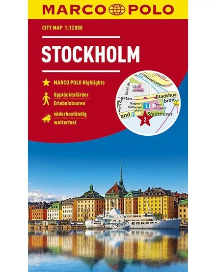 Cartographia Stockholm várostérkép - Marco Polo 9783829741941