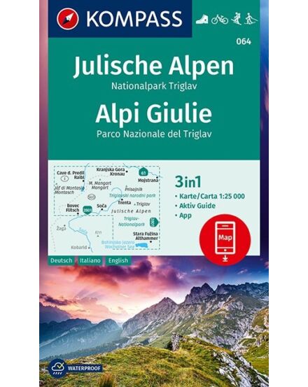 Cartographia  - Júliai_Alpok, Triglav Nemzeti Park  turistatérkép