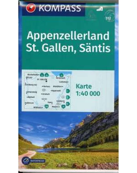 Cartographia K 112 Appenzellerland turistatérkép 9783990449608