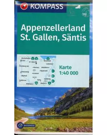 Cartographia K 112 Appenzellerland turistatérkép 9783990449608