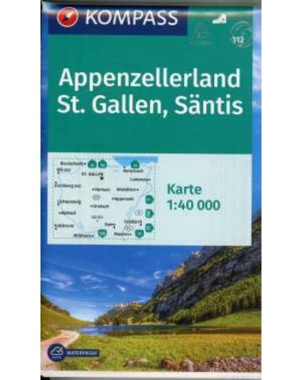 Cartographia  - KOMP 112 Appenzellerland turistatérkép