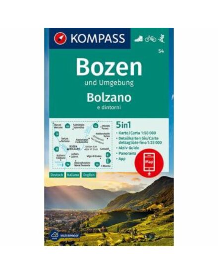 Cartographia  - K 54 Bolzano turistatérkép