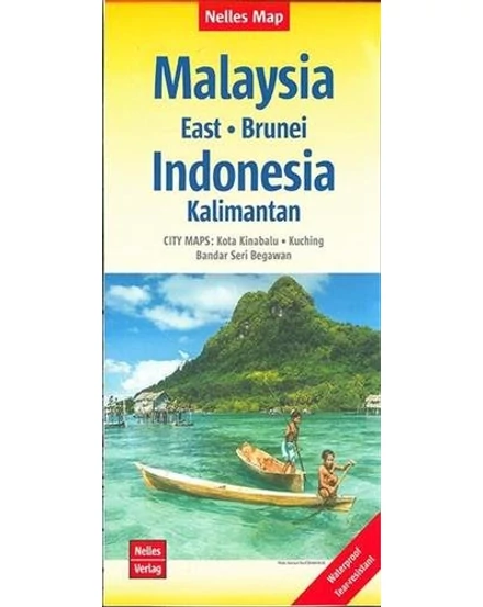 Cartographia Malajzia-Kelet, Brunei - Indonézia: Kalimantan térkép 9783865742827