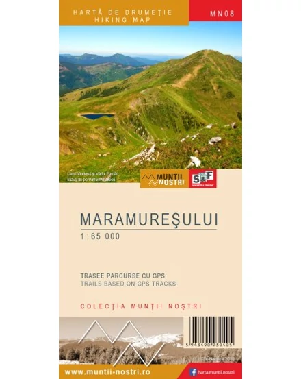 Cartographia Máramarosi-havasok turistatérkép MN08 -  Schubert & Franzke 5948490930405