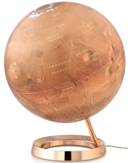 Cartographia MARS Gömb 30cm - körtalpas, világító 8007239977198