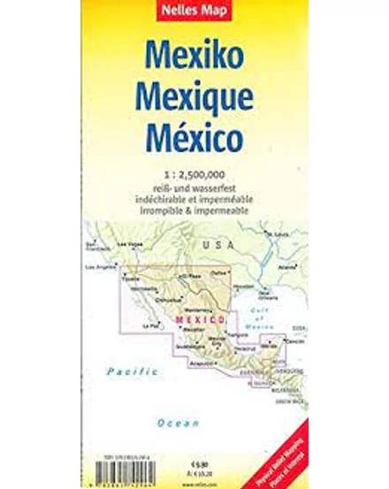 Cartographia Mexikó - Guatemala, Belize, El Salvador térkép 9783865742964